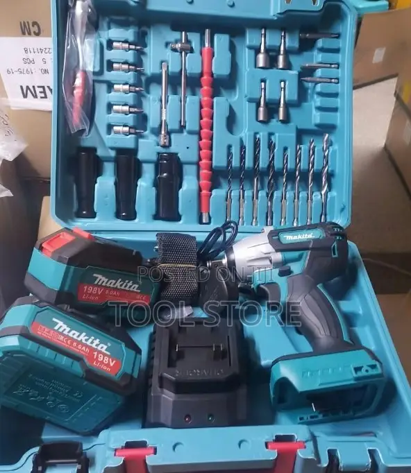 Makita Cordless Impact Wrench Set - 1