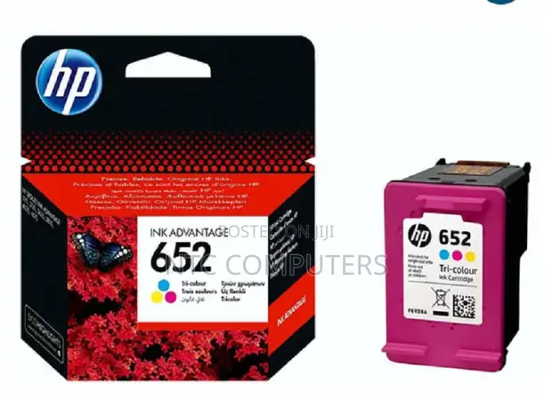 HP 652 Tri-Colour Ink Cartridge - 1