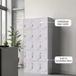 15-Door Lockable Locker Cabinet - 3