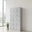 15-Door Lockable Locker Cabinet - 4