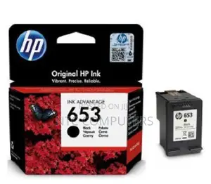 HP 653 Black Genuine Ink Advantage Cartridge