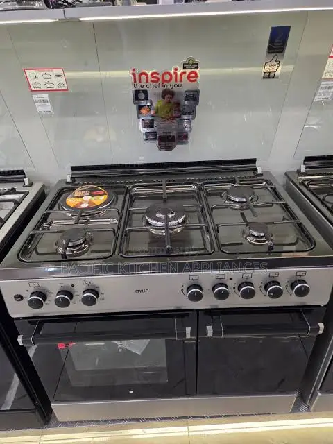 Mika 90cm Gas Cooker with 5 Burners & Air Fryer Oven - 1