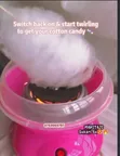 Electric Cotton Candy Maker - Pink - 2