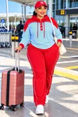 Hooded 2pc Trouser Set - Women's - 1