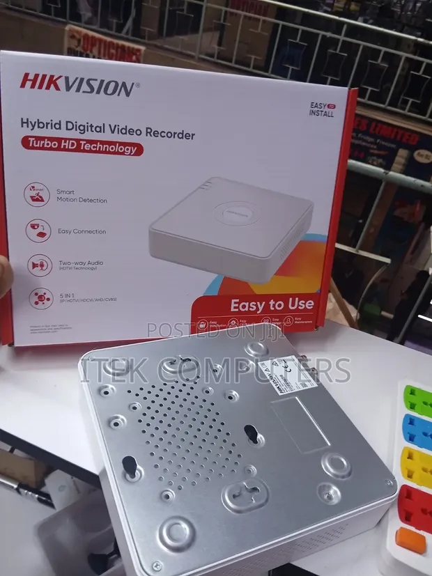 Hikvision Turbo DVR for 8-Camera Security Monitoring - 1