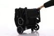 Aquababy Collection Lightweight Compact Folding Travel Stroller - Black - 4