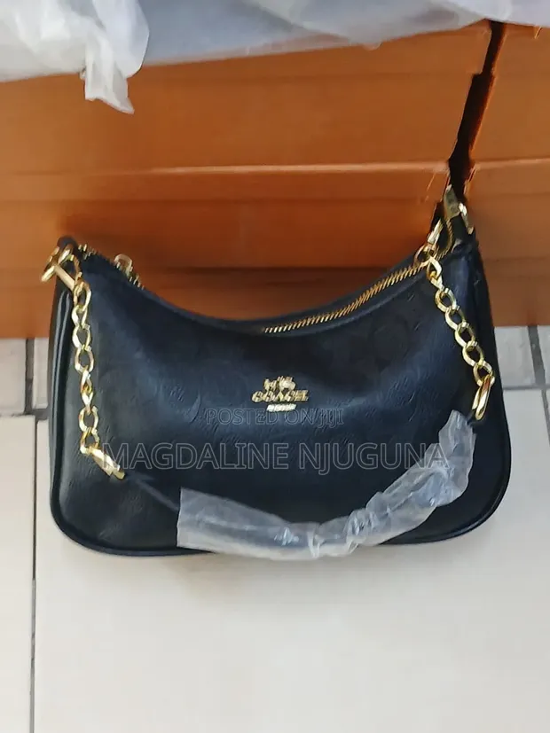 Chain Sling Bag - Ngozi Halisi ya Rangi Nyingi - 1