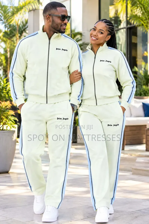 Premium Cotton Palm Angels Designer Tracksuits (L-3XL) - 1