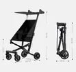 Aquababy Ultra-Lightweight Compact Folding Pocket Baby Stroller - Black - 1