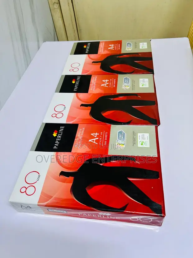 Karatasi ya Kuandika ya Paperline Nyeupe 80gsm - 1
