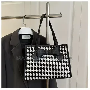 Checked Bow Bag