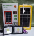 Solar Power Kit: 3.5W Panel, 2 LED Floodlights, USB Charging - 1