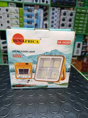 SUNAFRICA Solar Emergency Light - Inachajiwa