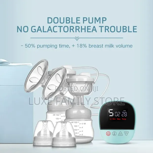 Double Rechargeable Electric Breast Pump - 1