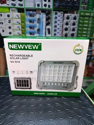 Newview Solar Rechargeable Emergency Light (Inachaji kwa Type-C)