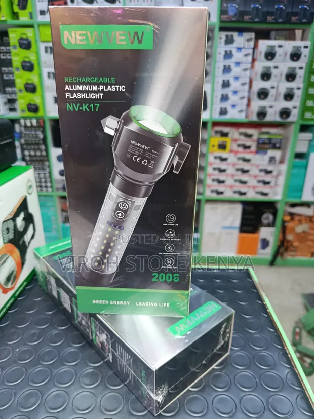 Newvew Multifunctional Torch with Hammer and Cutter - 1