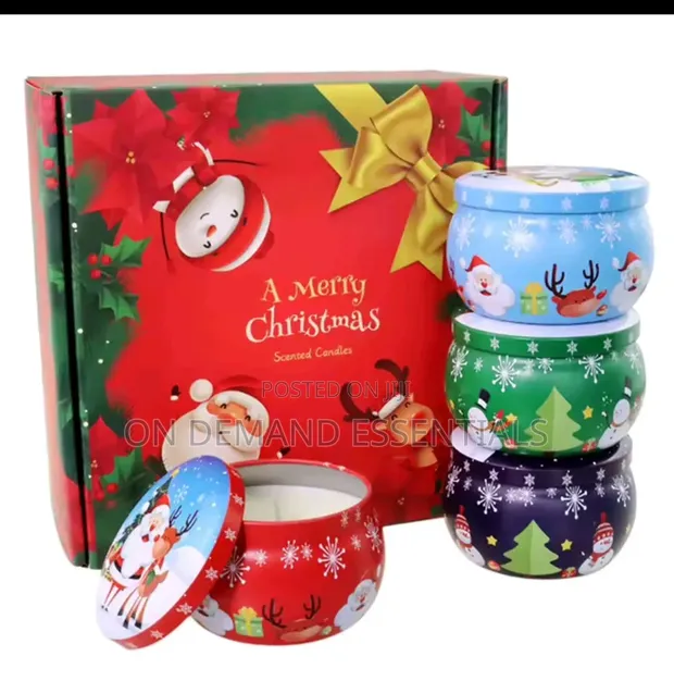 Christmas Themed Scented Candles - 1