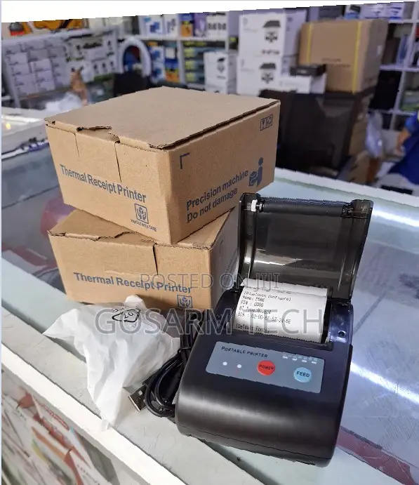 P58E Portable 58mm Bluetooth Thermal Receipt Printer - 1