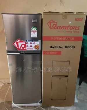 Ramtons 138 Litres Double Door Refrigerator