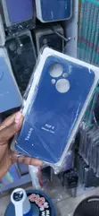 Tecno Pop 9 Blue Silicone Back Cover Case - 2