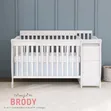 Dream On Me Brody 5-in-1 Crib ya Mtoto Inayobadilika - 1