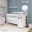 Dream On Me Brody 5-in-1 Crib ya Mtoto Inayobadilika - 4