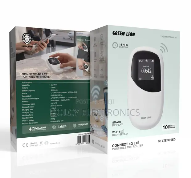 Connect 4G LTE Portable MiFi Router - 1