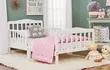 Imported Toddler Bed - White Wood - 4