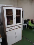 Office Cabinet with Glass Doors - 6 Shelves - 2
