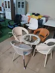 Grey Balcony Seats - 2 Chairs - 2