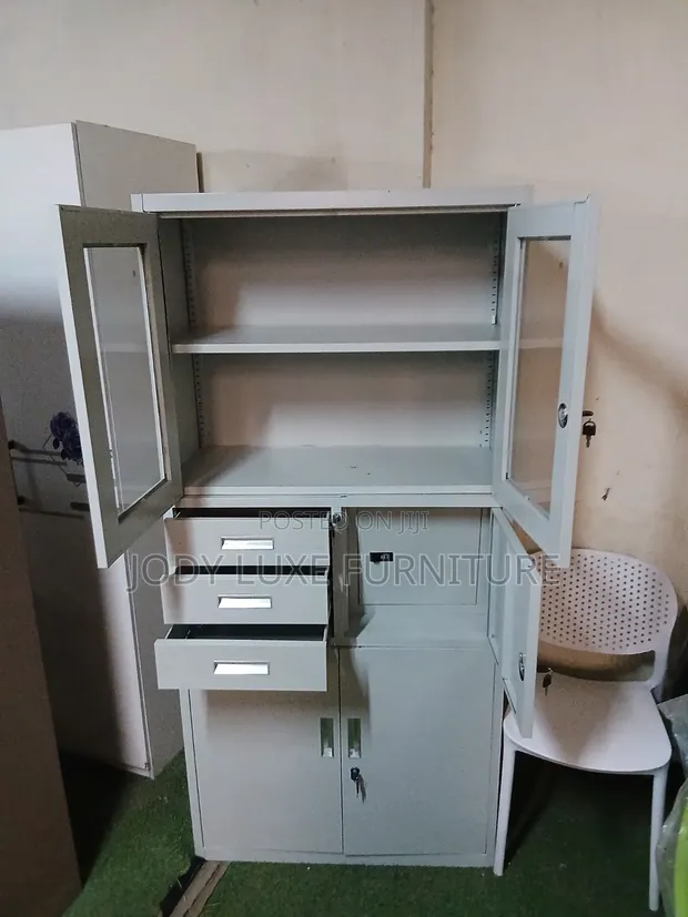 Executive Filling Cabinet with Safe Box - 1
