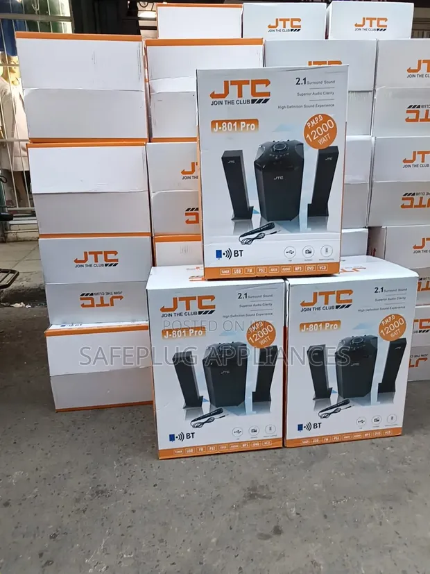 JTC J-801 Pro 2.1 Woofer System with Microphone - 1