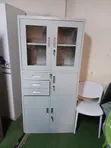 Boss Office Products Glass Door Filing Storage Cabinet - 1