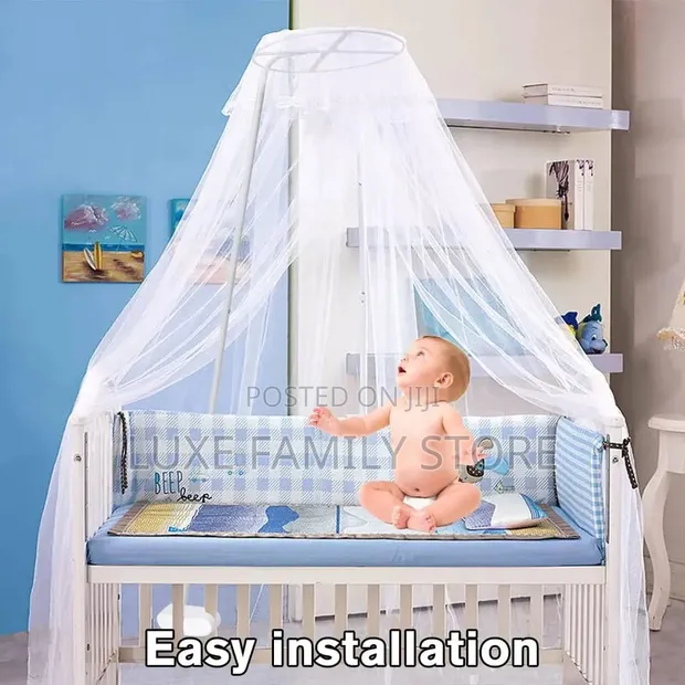 Baby Mosquito Net with Half Stand Frame - 1