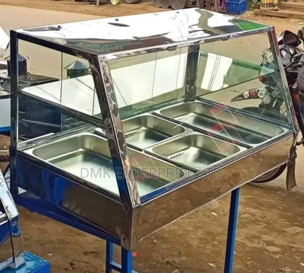 Brand New Stainless Steel Commercial Food Warmer & Display Case - 1