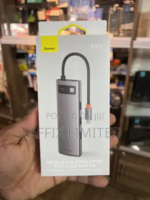 Baseus 8-in-1 USB-C Hub - 4K HDMI, 100W PD