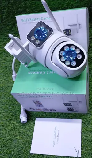 ICSee 4MP Kamera ya Ndani ya Lenzi Mbili ya WiFi