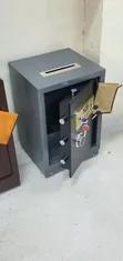 Deposit Safe Box yenye Top Slot - Grey - 2