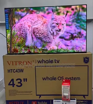 Vitron 43" Whale OS 1080p HD Smart TV (HTC43W)