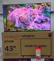 Vitron 43" Whale OS 1080p HD Smart TV (HTC43W) - 1