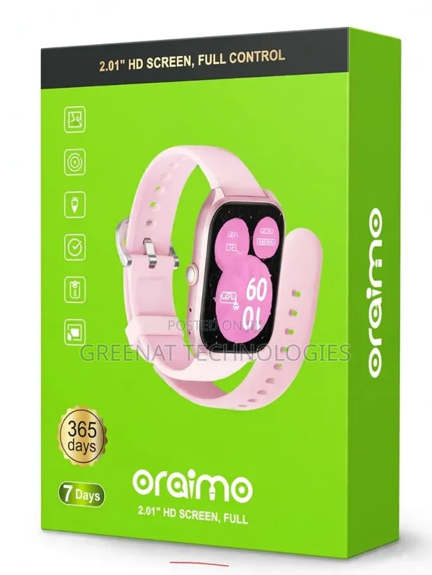 Oraimo Watch 5 Lite Pink Smartwatch - 1