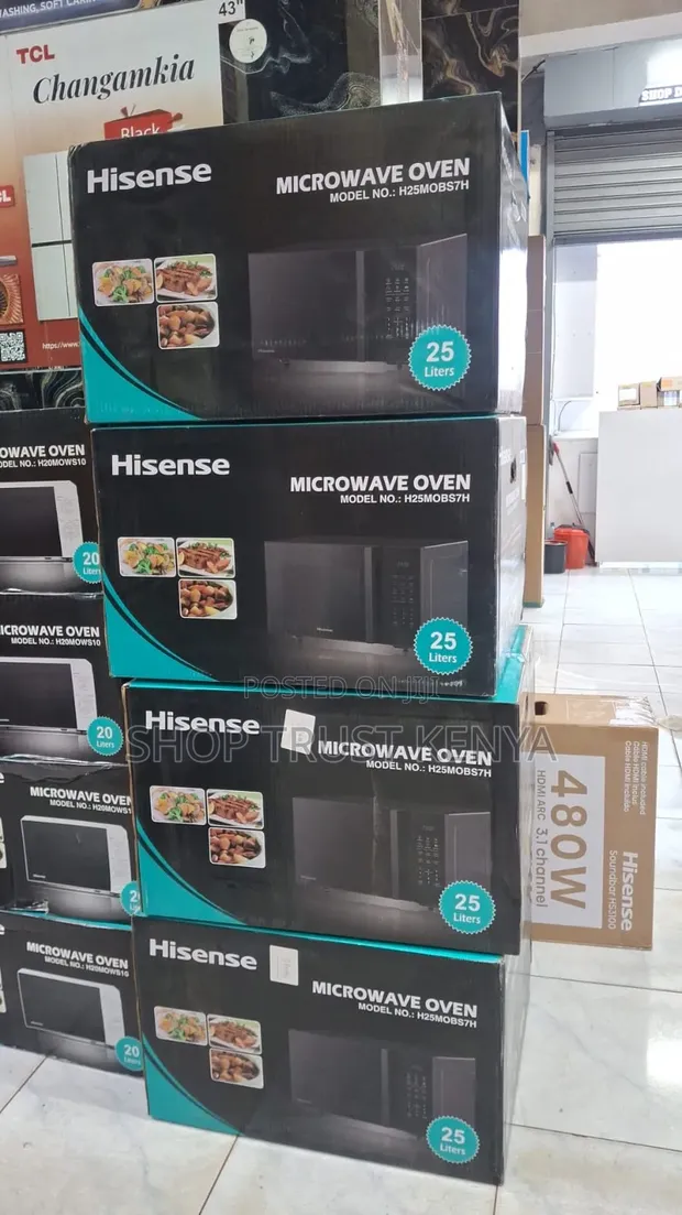 Hisense 25L Digital Microwave Oven with Grill - 1