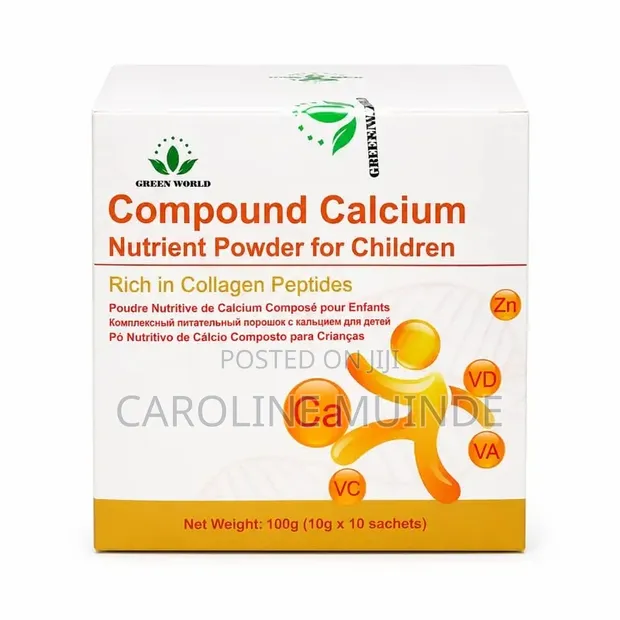 Green World Compound Calcium Nutrient Powder kwa Watoto - 1