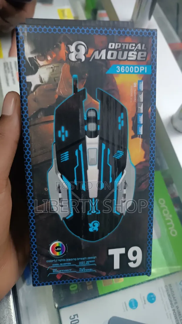 T9 Optical Gaming Mouse - Brand New - 1