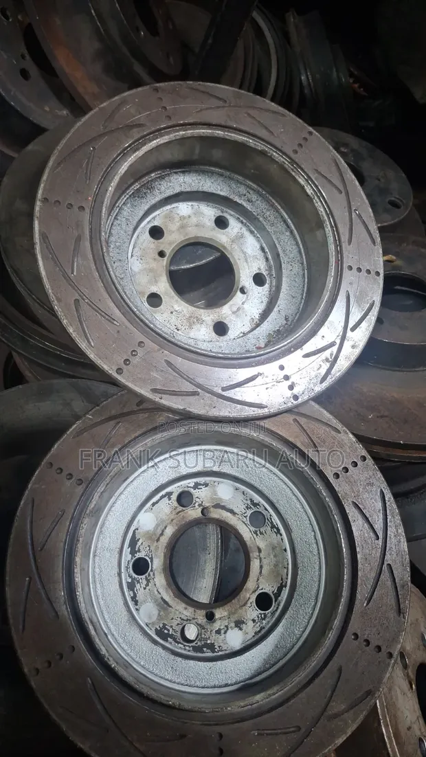 Subaru Forester Rear Slotted Disc (Iliyo tumika) - 1