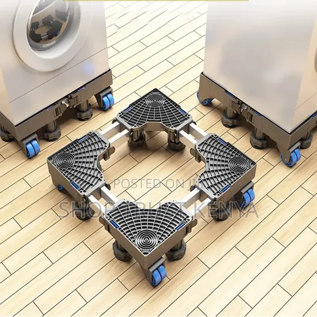 Adjustable Double Fridge Base with Universal Rack - 1