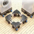 Adjustable Double Fridge Base with Universal Rack - 1