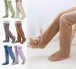 Fuzzy Plush Over the Knee Socks - 1