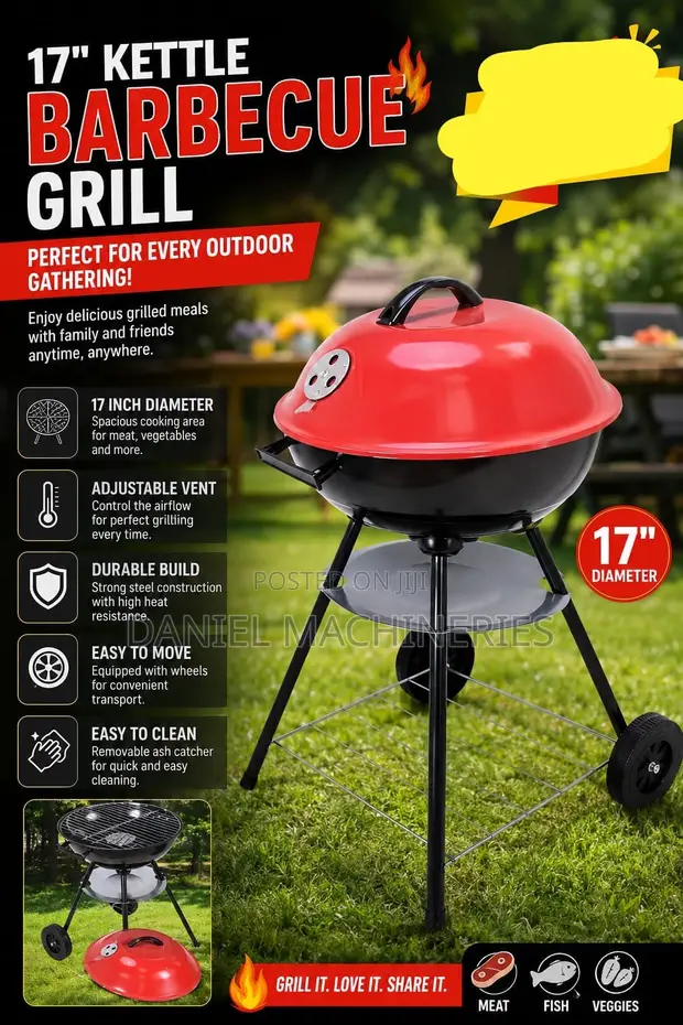Grill ya Kettle ya Inch 17 - 1