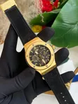 Hublot Automatic Gents Watch + Sanduku la Saa la Hublot Bure - 3